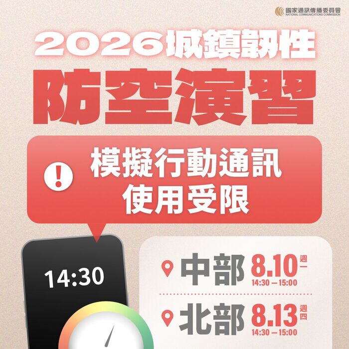 演練時間區域